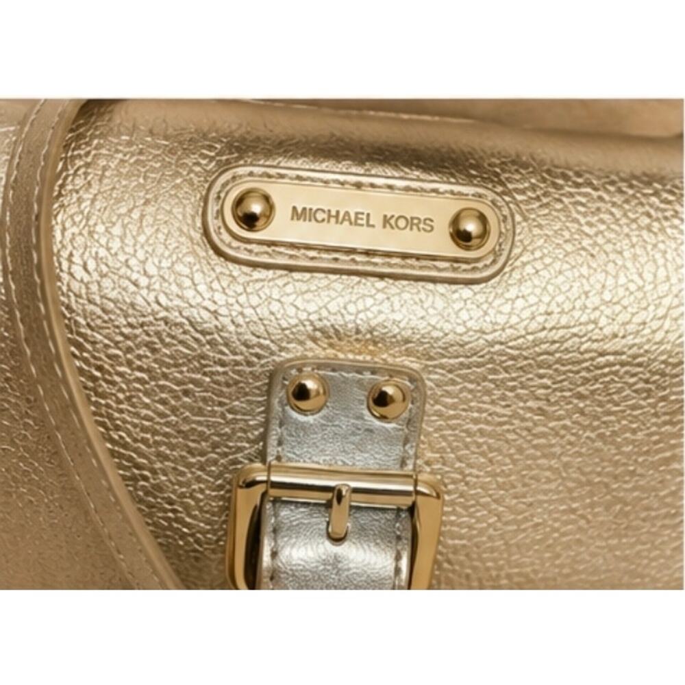 Michael Kors Liquid Gold Convertible Wristlet Clutch ✨ Y2K Glam Grab & Go - Picture 4 of 10